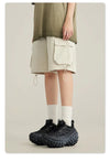 Aged Canvas Cargo Shorts