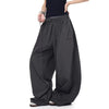 Wide Leg Gotik Baskılı Jogger, yan görünüm — Navra Wear