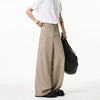 Khaki Suit Loose Wide-Leg