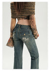 Chic Bell Mid-Waist Stretch Denim