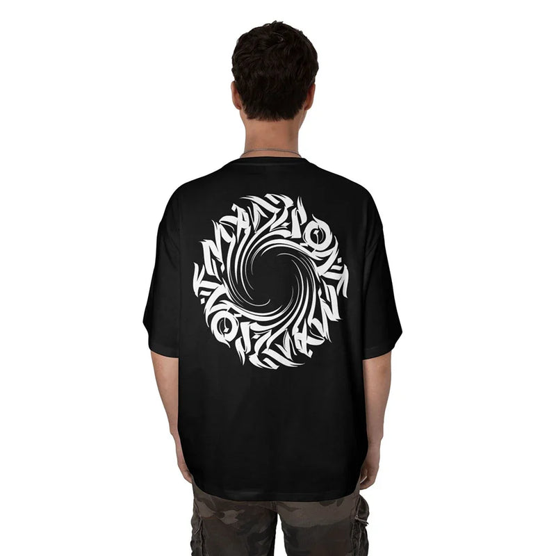 Fitness Print Letter Rock T-Shirt