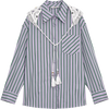 Çizgili Gömlek, yakın çekim — Navra Wear