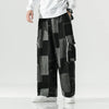 Metro Japanese Style Faded Bell Leg Utility Denim