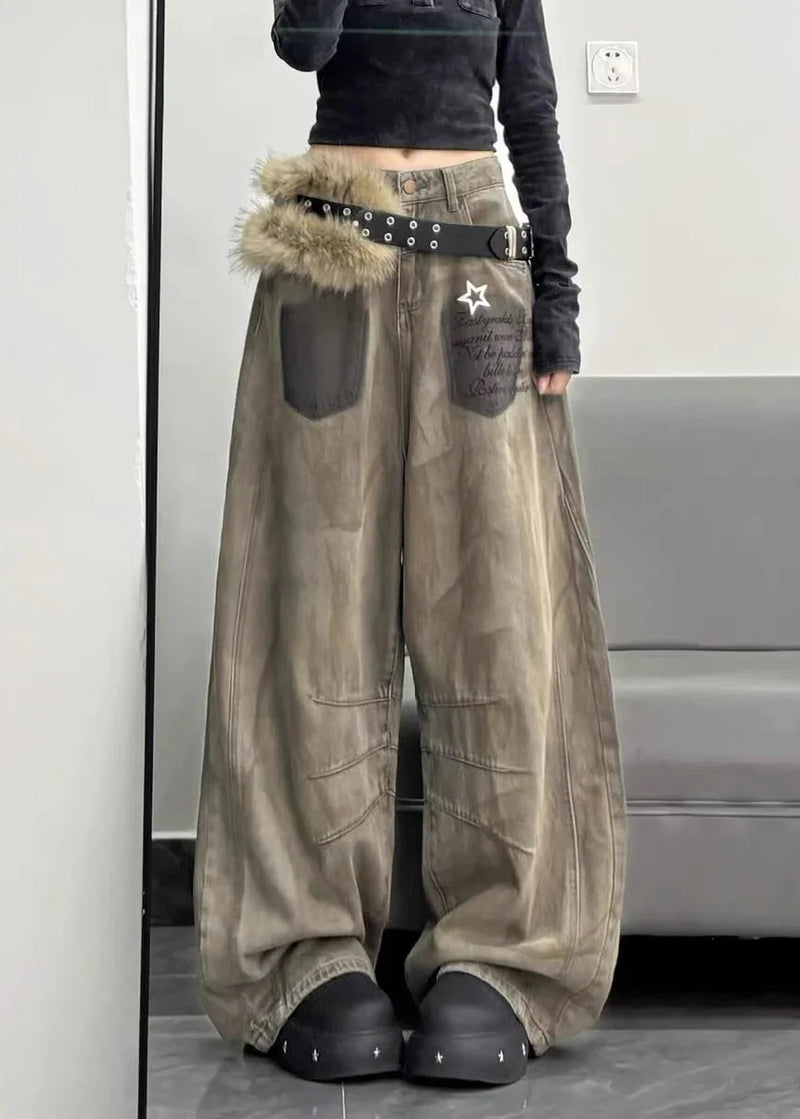 Durable High Street Curved Knife Denim