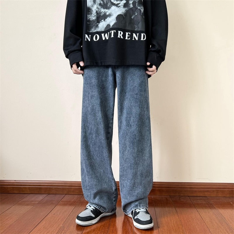 Ankle Wash Baggy Denim