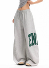 Wide Leg Harf Baskılı Jogger, önden görünüm — Navra Wear
