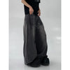 2000s Easy Japanese Style Bell Leg Denim