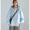 Multi-Hue Zip Long Sleeve Top