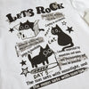 Digital-Age Funny Black Whisker Cartoon Visual Cotton T-Shirt