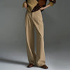 Solid Classic Wide-Leg