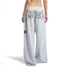 Wide Leg Yıldız Baskılı Jogger, detay görünüm — Navra Wear
