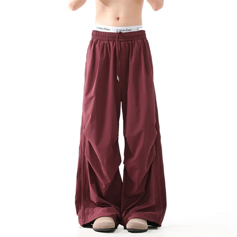 Summer Pleat Wide-Leg