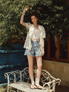Cover-Up Knit Detail Lace Chic Hop Hip WOmen Cardigan