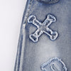 Mosaic Letters Women's Denim