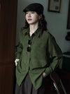 Sage K-Style Elegant Long Casual Top