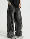Metro Black Classic Heritage High-Rise Bell Leg Denim