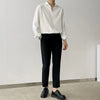 V-Neck Slim Luxury K-Cool Long Shirt
