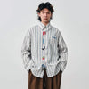 Embroidered Oversize Easy Long Sleeve Top