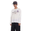 Pfnw Washed-Out White Letter Print T-Shirt