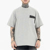 Current Leather Fragment Double Pocket T-Shirt