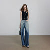 Chic Blue Summer Bell Leg Denim
