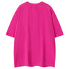 Fashionable Grit-Style Stitch-Craft Patch Irregular T-Shirt