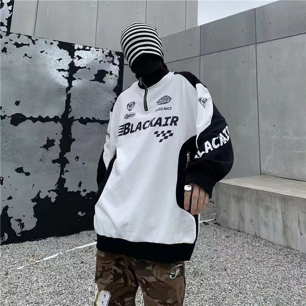 Letter Form Retro Sweatshirt