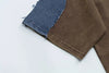 Wide-Body Patterned Street with Collage-Cut T-Shirt