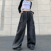 Y2K İspanyol Paça Jean Pantolon, detay görünüm — Navra Wear