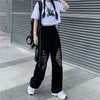 Butterfly Stitch Loose Trousers