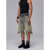Eagle Tear Denim Shorts