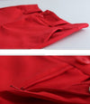 Polished Button Front High-Rise Shorts