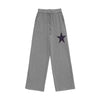 Wide Leg Yıldız Baskılı Jogger, arka görünüm — Navra Wear