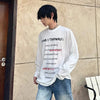 Long Collar Round Piece Statement T-Shirt