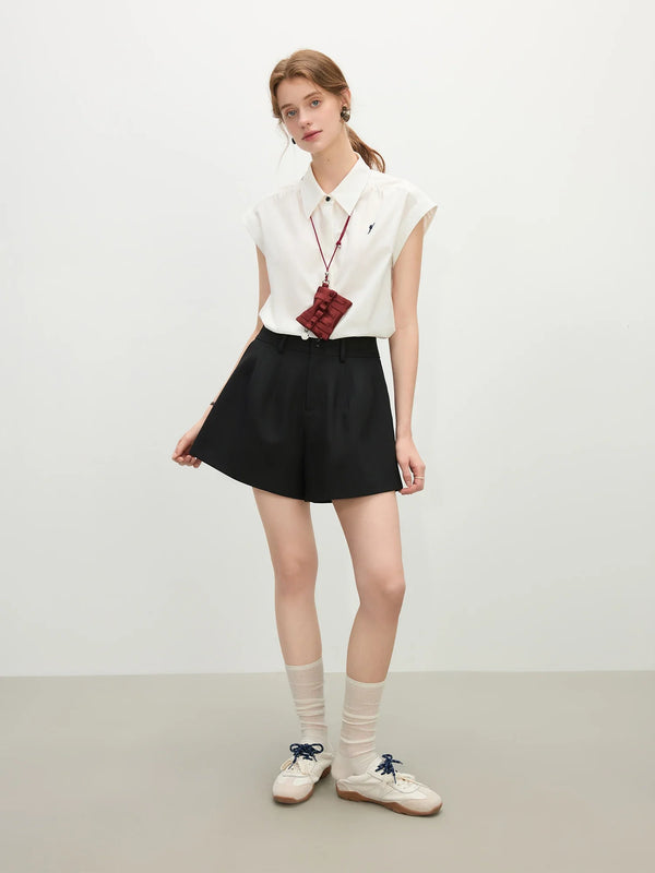 Structured Balloon Shorts alternatif görünüm