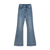 Women Chic Bell High-Rise Bootcut Denim