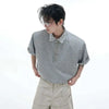 Original Fragment Decorate Shoulder T-Shirt