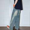 Premium Autumn Striped Seoul Relaxed Denim
