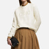 Pearl Neck Winter Sweatshirt