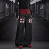 Marled New Double Layer Splicing Denim