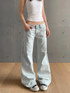 Heritage Low Waist Zipper Button Denim