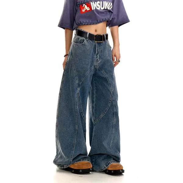 Easy 2000s Blue Bell Leg Denim alternatif görünüm