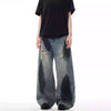 Heritage Metro Torn Classic Wide Denim