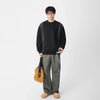 Y2K Patchwork Sweatshirt, yakın çekim — Navra Wear