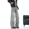 Heritage Botanical Relaxed Bell Leg Denim