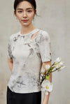 Floral Hollow Out Everyday Breezy-Cut T-Shirt