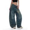 2000s Women Metro Heritage Oversized Blue Denim