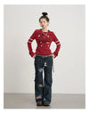 Versatile Slim Fit Letter Patterned T-Shirt