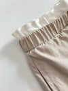 Summer Pop Elastic Wide-Leg