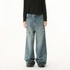 Metro Rinse Irregular Hole Relaxed Denim